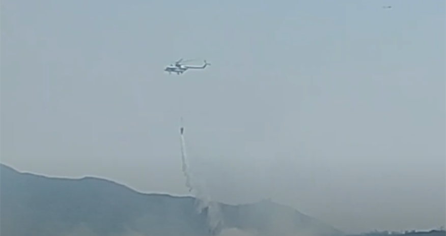 Xocavənddəki yanğınlaraaviasiya qüvvələri cəlb olunub