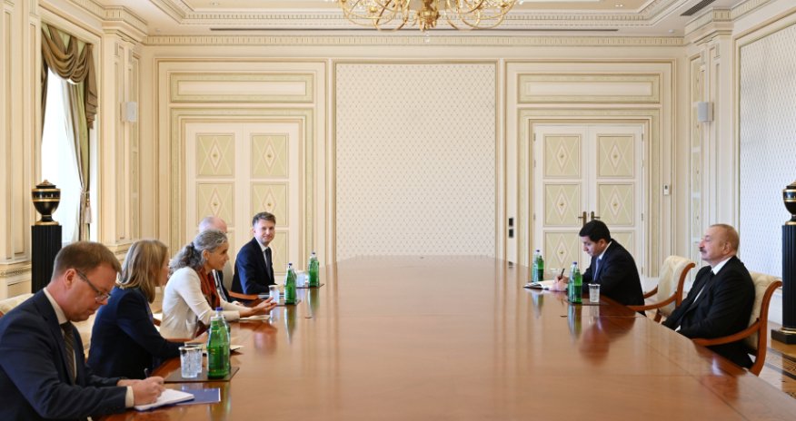 Əliyev Avropa İttifaqının Cənubi Qafqaz üzrə xüsusi nümayəndəsini qəbul edib