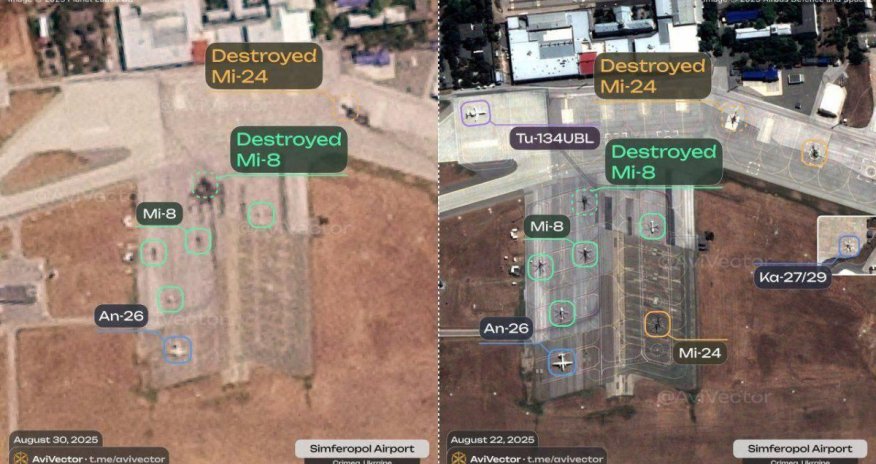 Атака украинцев на Симферополь