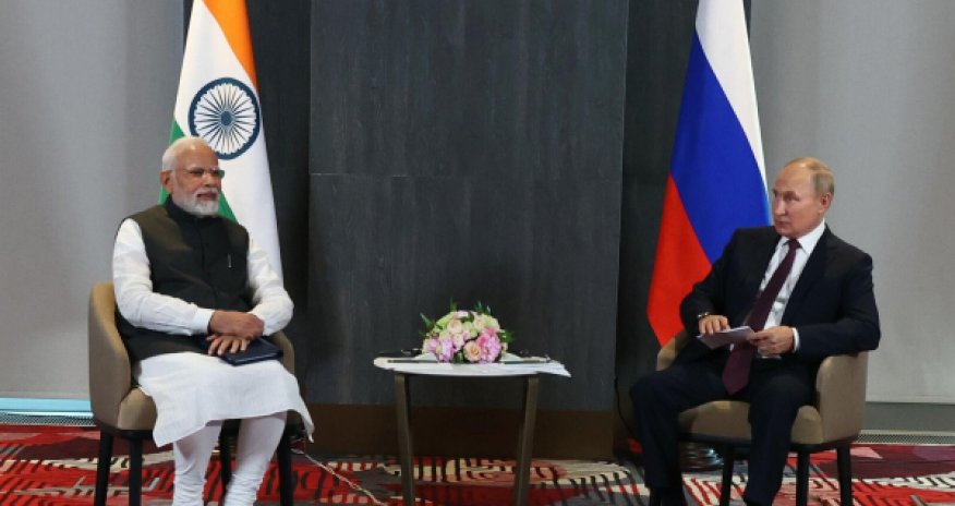 Путин и Моди встречаются в Китае