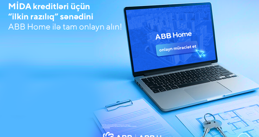 MİDA kreditinə ilkin razılıq üçün banka
gəlməyə ehtiyac qalmadı!