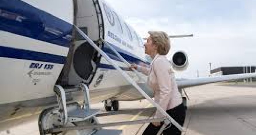 ЕК: Самолет Фон дер Ляйен подвергся атаке с использованием GPS-помех