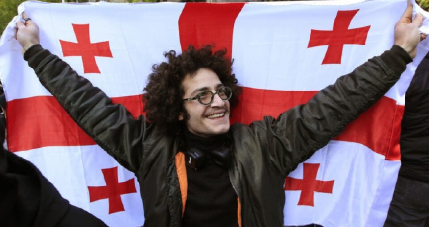 Митинг у парламента Грузии