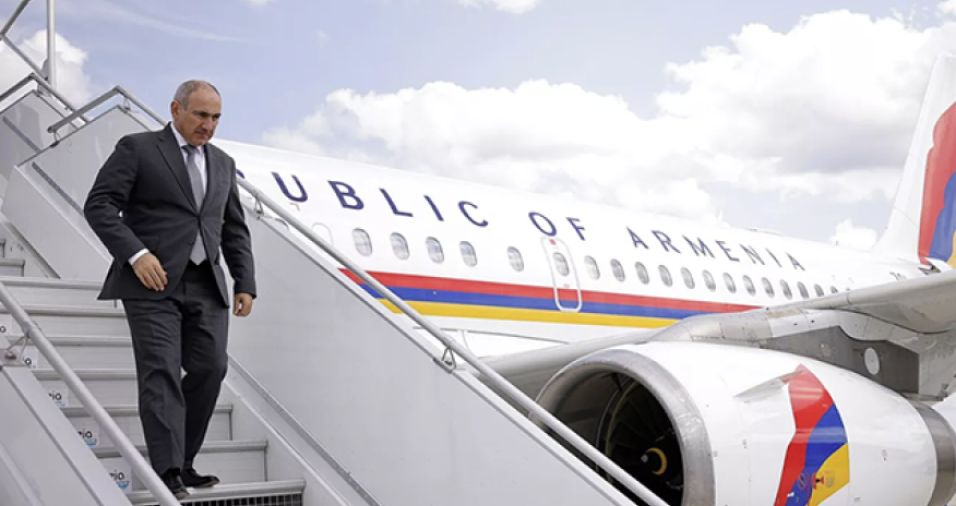 Paşinyanın təyyarəsi ilk dəfə Azərbaycanın hava məkanından keçib