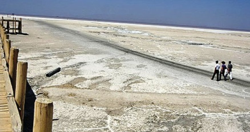 Озеро Урмия полностью высохло