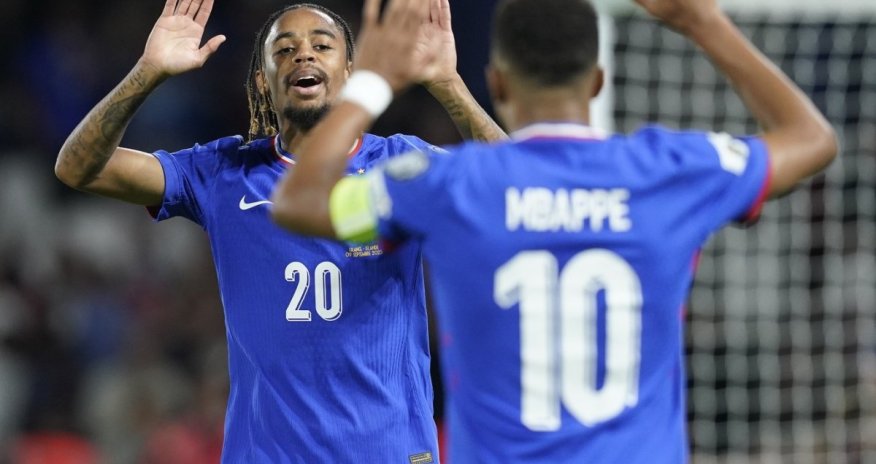 France beat Iceland 2-1 in Azerbaijan&rsquo;s World Cup qualifying group