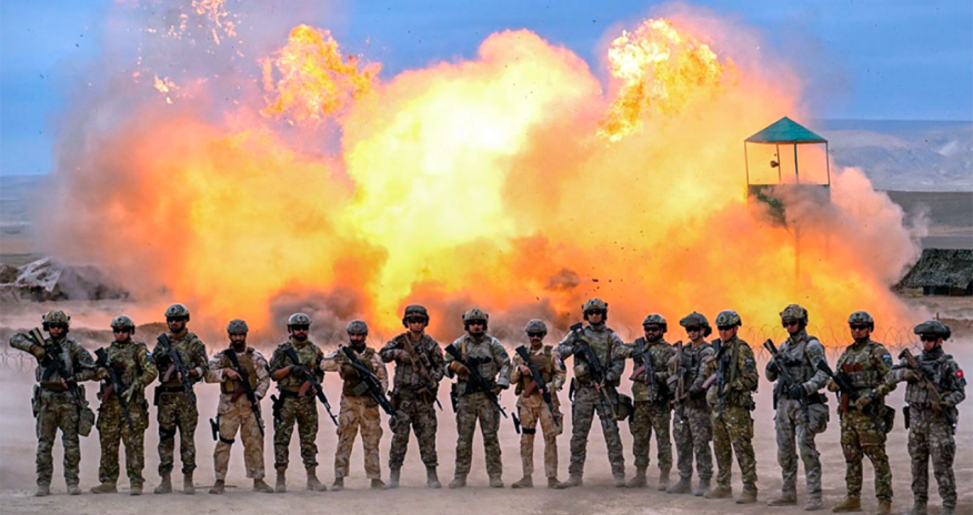 Xüsusi təyinatlıların birgə təlimi davam edir