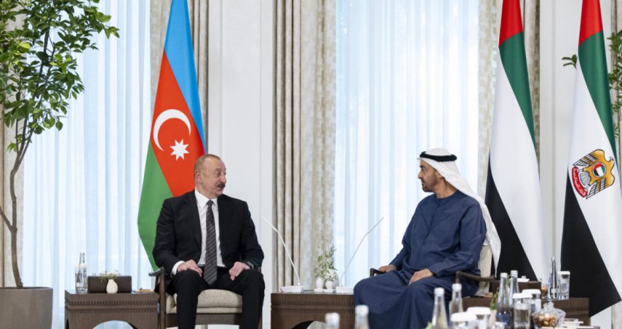 Birləşmiş Ərəb Əmirliklərinin Prezidenti Füzuliyə gəlib