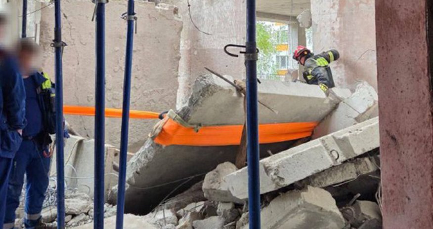 Moskvada məktəbdə tikinti konstruksiyaları uçub, ölənlər var