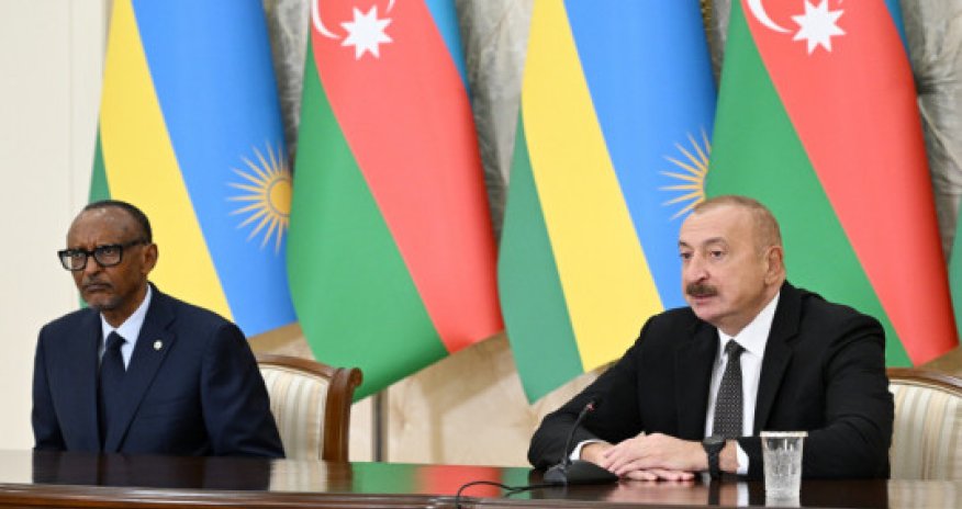 Azərbaycan və Ruanda prezidentləri mətbuata bəyanatlarla çıxış ediblər - Yenilənib