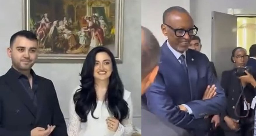 Ruanda Prezidenti Bakıda nikaha qatıldı - Video