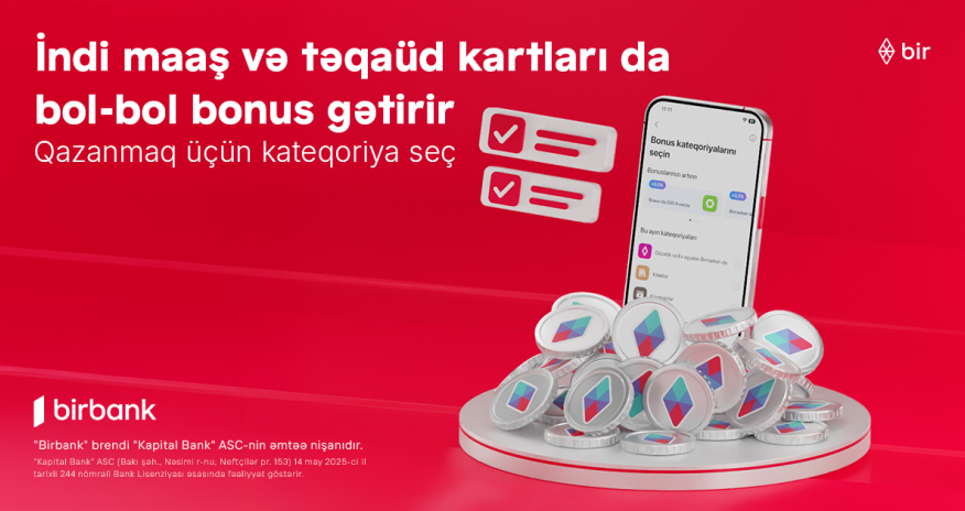 A new bonus phase for salary and pension cards has started