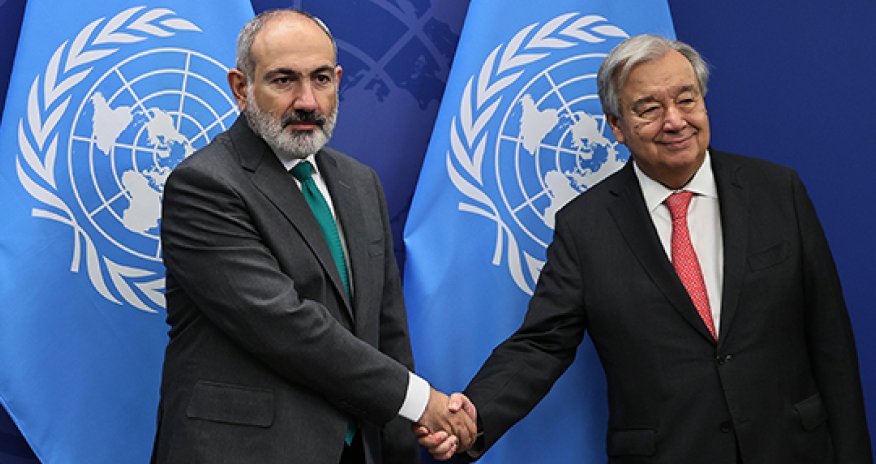 Paşinyan və Quterreş Ermənistan-Azərbaycan sülh sazişinin paraflanmasını müzakirə edib