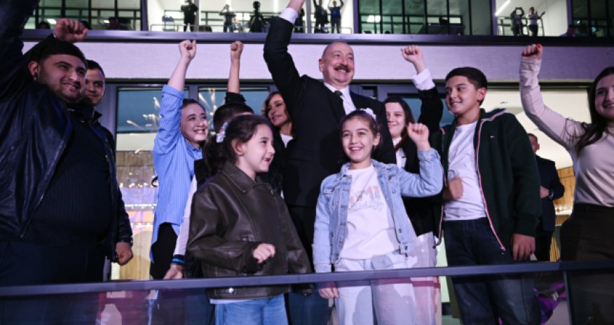 İlham Əliyev III MDB Oyunlarının açılış mərasimindən paylaşım edib