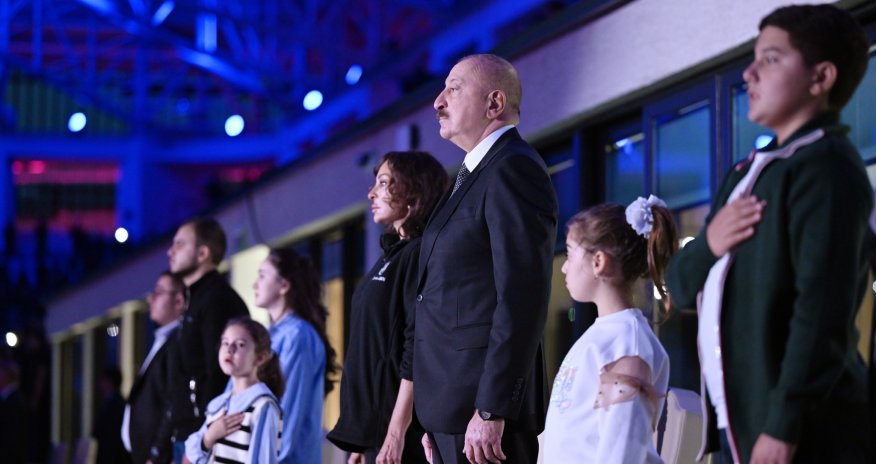 Алиев опубликовал кадры с открытия Игр СНГ