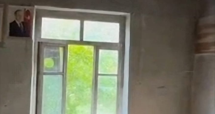 İmişlidə valideynlər məktəbin vəziyyətindən narazıdır - Video