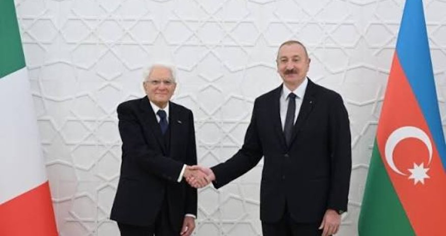 Prezident Mattarella ilə görüşündən paylaşım edib -Video