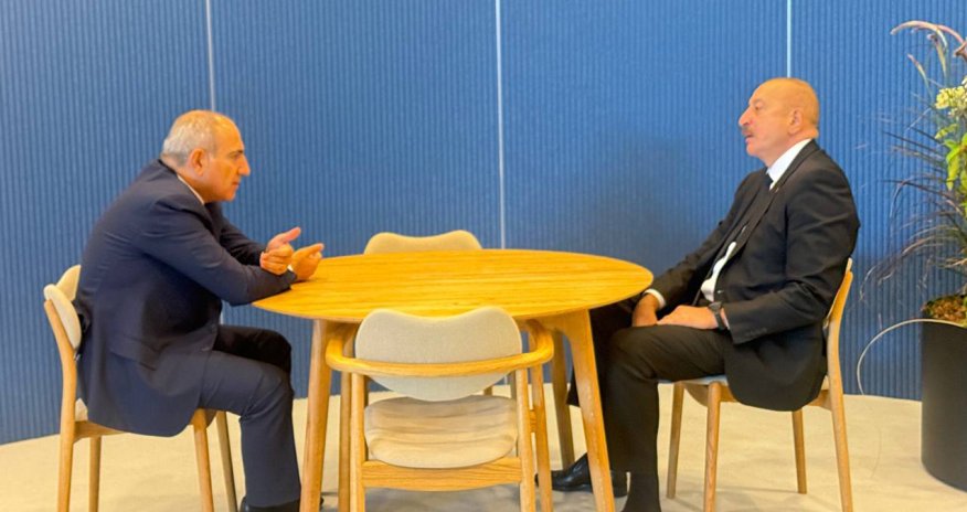 İlham Əliyev Paşinyanla görüşüb