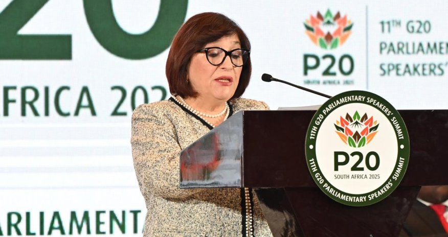 Sahibə Qafarova G20 ölkələrinin Parlament Sədrlərinin 11-ci Sammitində görüşlər keçirib