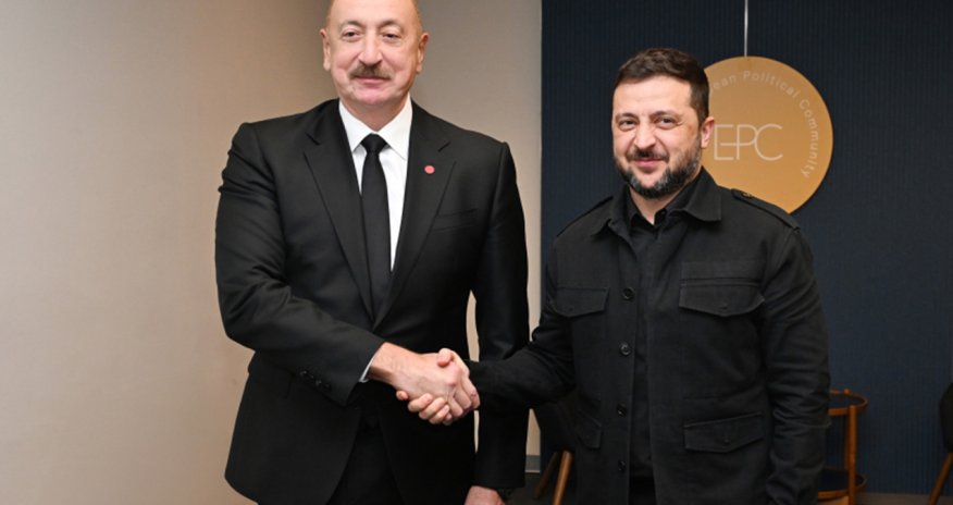 Prezident Zelenski ilə görüşüb