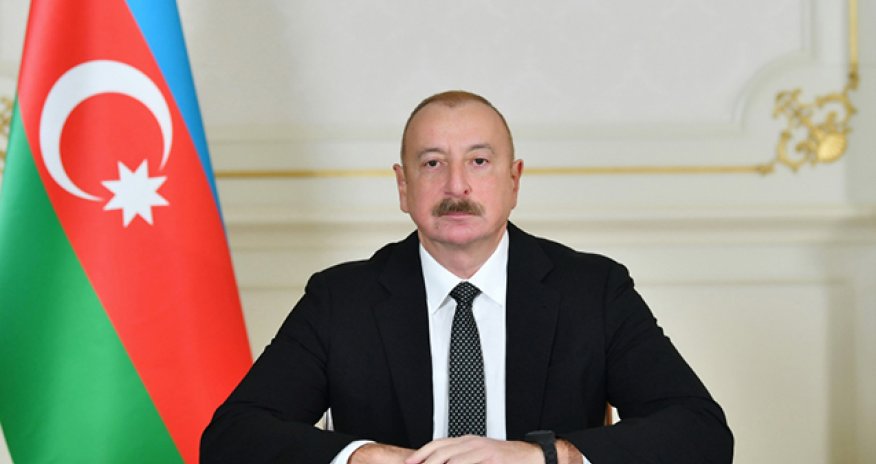 Prezident Danimarkaya səfəri ilə bağlı paylaşım edib - Video