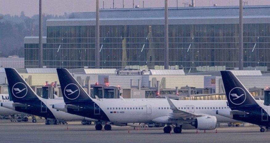 Münhen aeroportu fəaliyyətini bərpa edib - Yenilənib