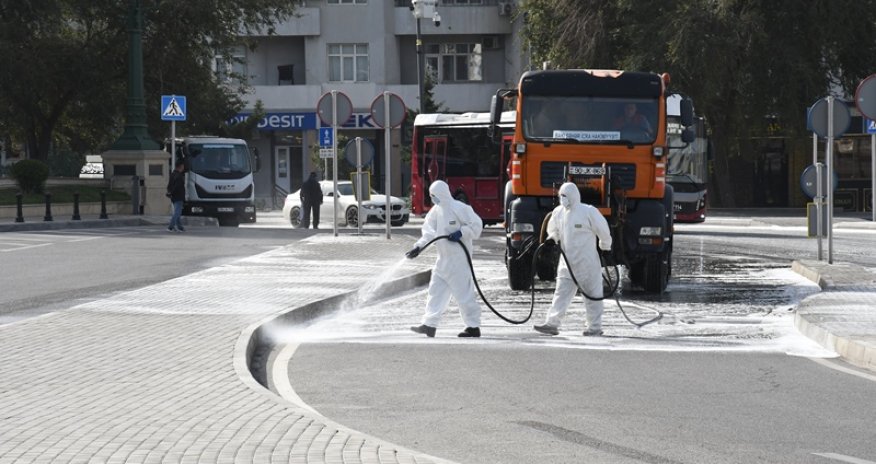 Bakıda növbəti təmizlik işləri aparılıb