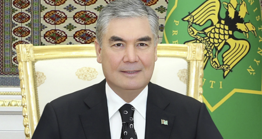 Qurbanqulu Berdiməhəmmədov Azərbaycana gəlib