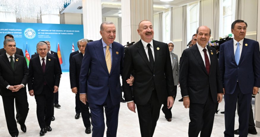 Президент Ильхам Алиев поделился публикацией в связи с саммитом Совета лидеров ОТГ