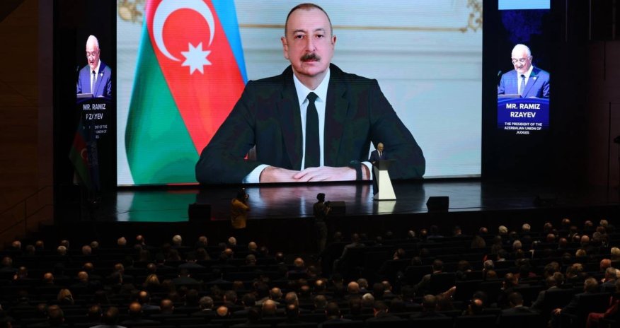 Prezident assambleya iştirakçılarına müraciət edib - Yenilənib