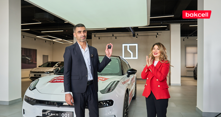 Bakcell lotereyasında ilk &ldquo;Zeekr 001&rdquo; qalibə təhvil verildi!