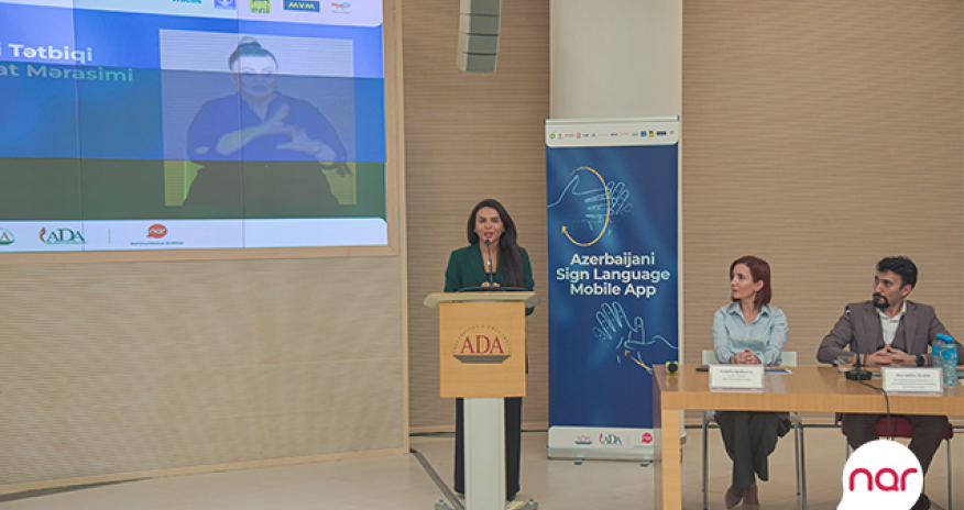 The first Azerbaijani Sign Language mobile application launched