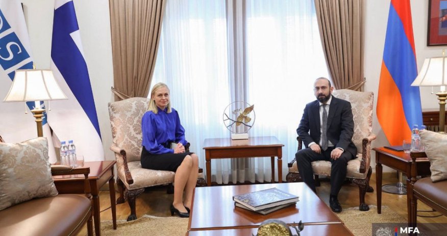 
ATƏT sədri Ermənistanda Ararat Mirzoyanla görüşüb