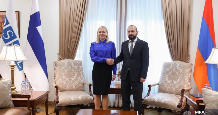 Armenian FM Mirzoyan meets OSCE chair Valtonen in Yerevan