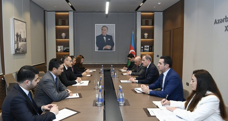 Ceyhun Bayramov TÜRKPA-nın yeni baş katibi ilə görüşüb