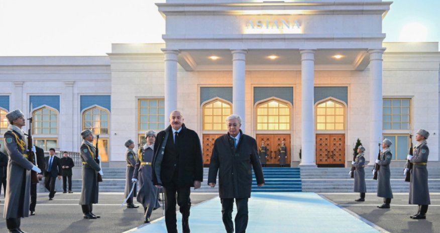 İlham Əliyevin Qazaxıstana səfəri başa çatıb