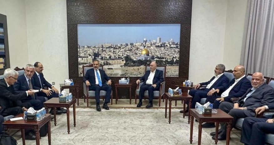 Türkiyə və HAMAS rəsmiləri Dohada görüşüb