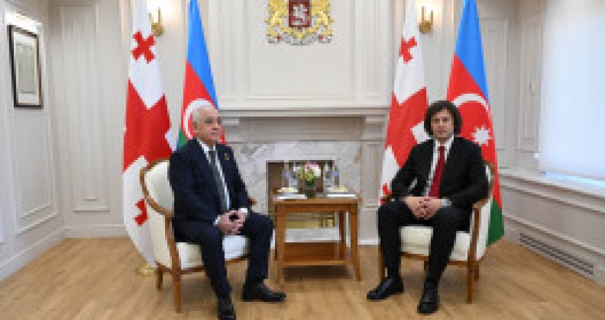 Əli Əsədov Tbilisidə İrakli Kobaxidze ilə görüşüb