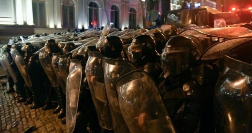 В Тбилиси задержания на акции протеста