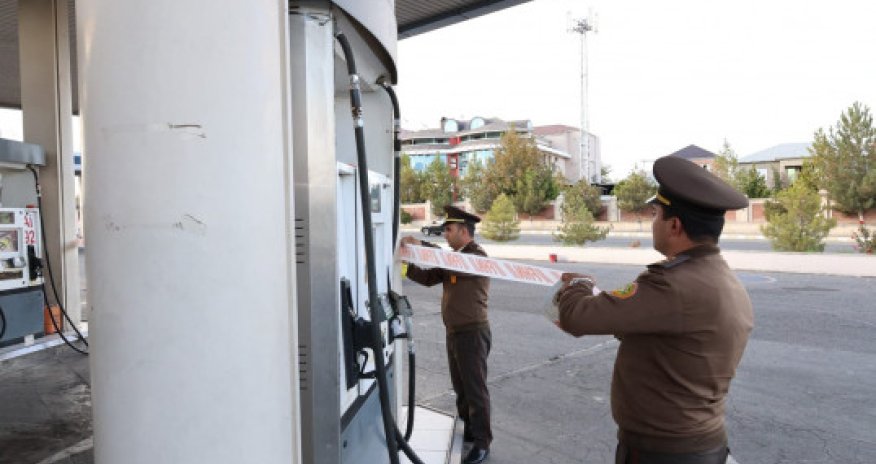 В Нахчыване приостановлена деятельность автозаправочной станции