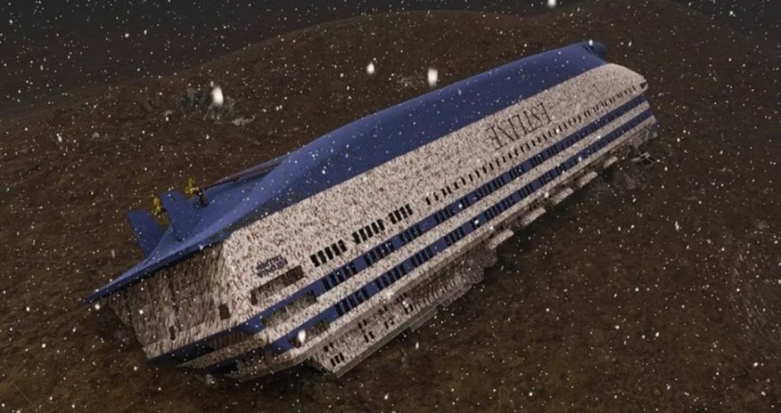 Россия развернула шпионскую базу на пароме, затонувшем на Балтике