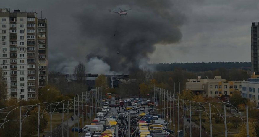 Rusiyanın Kiyevə dron hücumu nəticəsində 26 nəfər yaralanıb