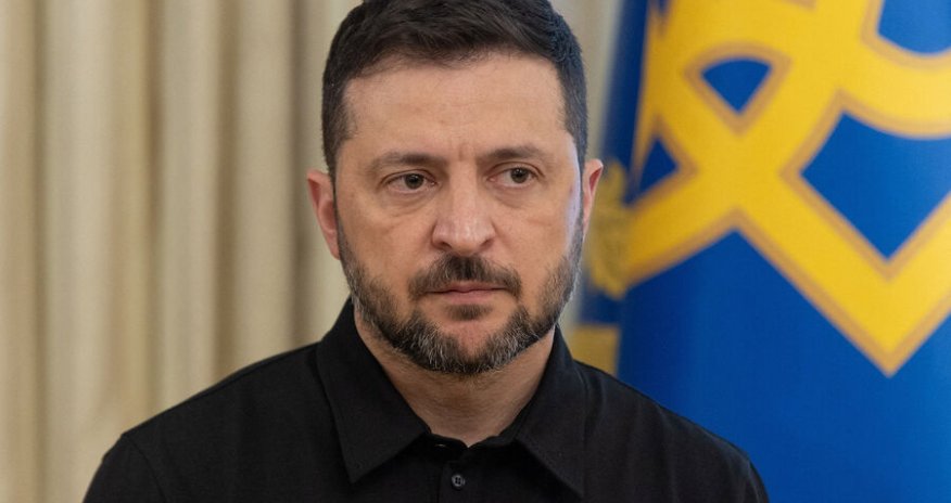 Zelenski atəşkəs planından danışıb