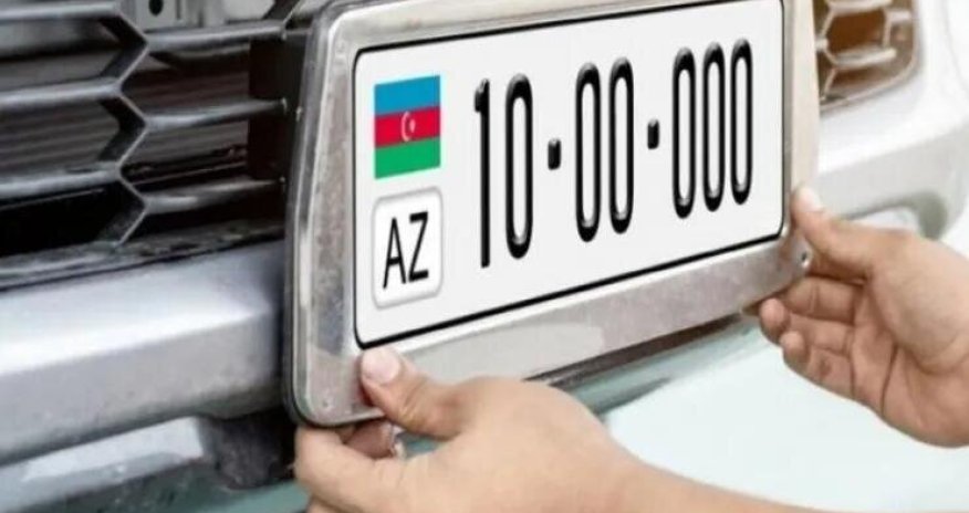 Azərbaycanda avtomobillərdə çipli nömrələr ləğv olunub