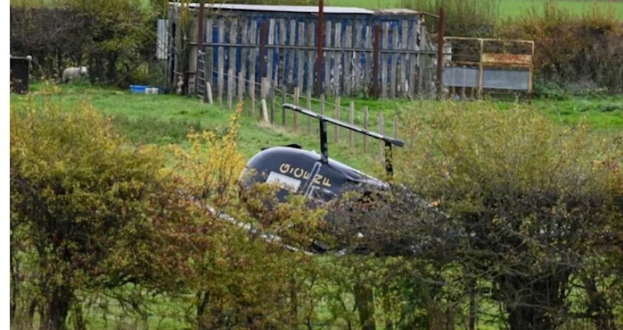 Britaniyada helikopter qəzaya uğrayıb, ölən və yaralananlar var