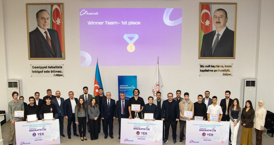 Azercell&ldquo;CyberCell Hackathon&rdquo;müsabiqəsininqaliblərinielanetdi