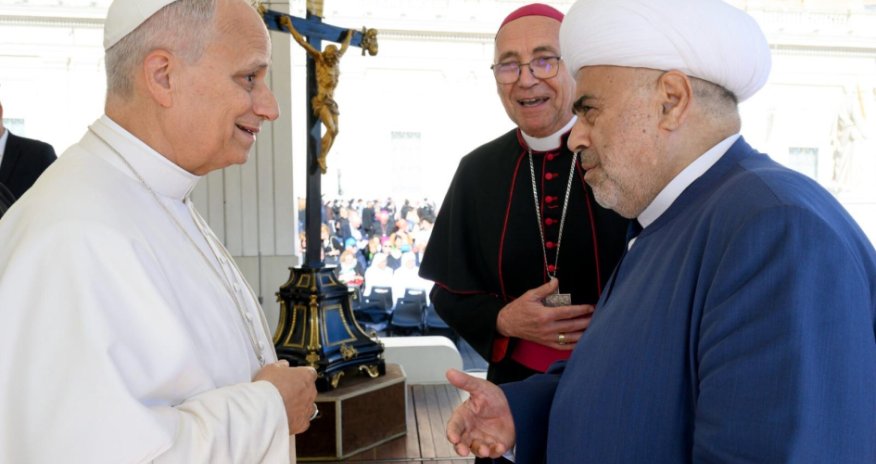 Allahşükür Paşazadə Roma Papası ilə görüşüb