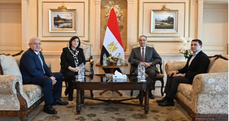 Sahibə Qafarova Misirdə səfərdədir