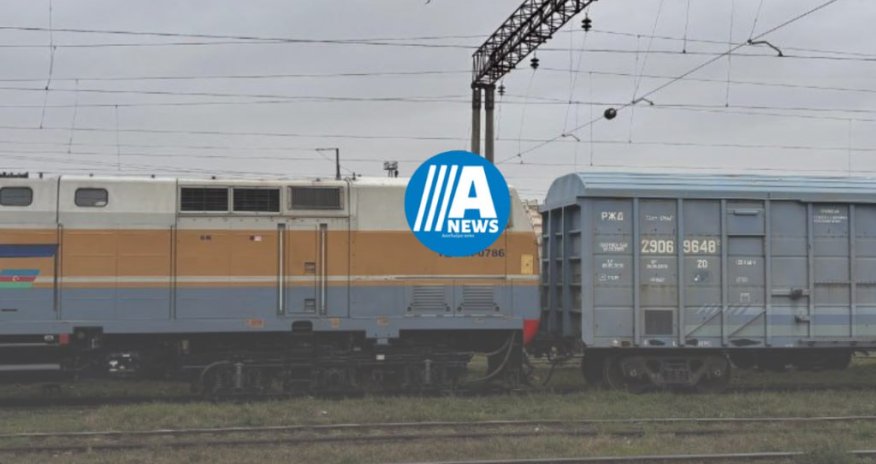 Qazaxıstan taxılı daşıyan qatar Azərbaycan üzərindən Ermənistana yola düşüb