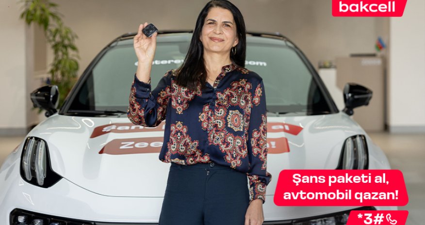 Luxury car won with a 1 AZN "Chance" package! Let the next car be yours!